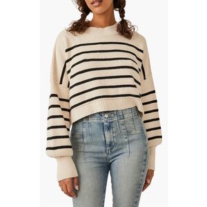 Free People
Easy Street Stripe
Rib Crop Sweater